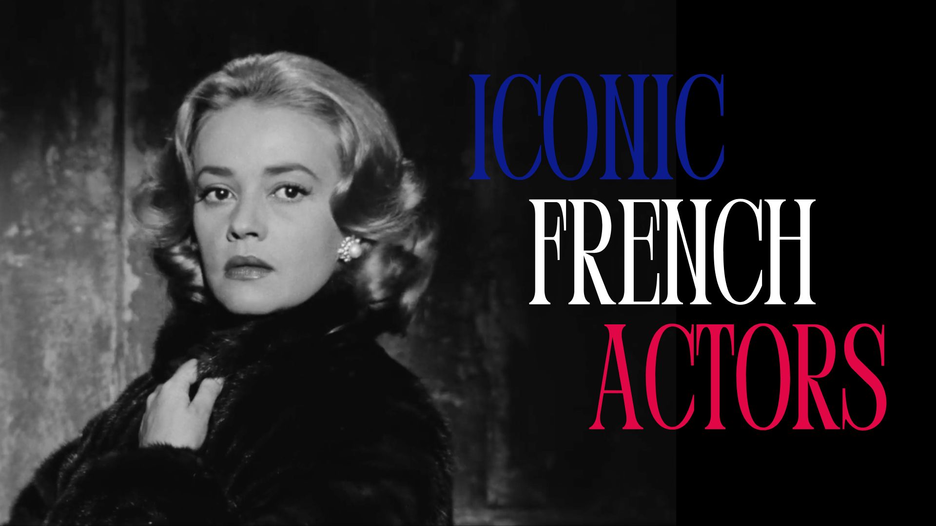 Iconic French Actors on the Kino Film Collection